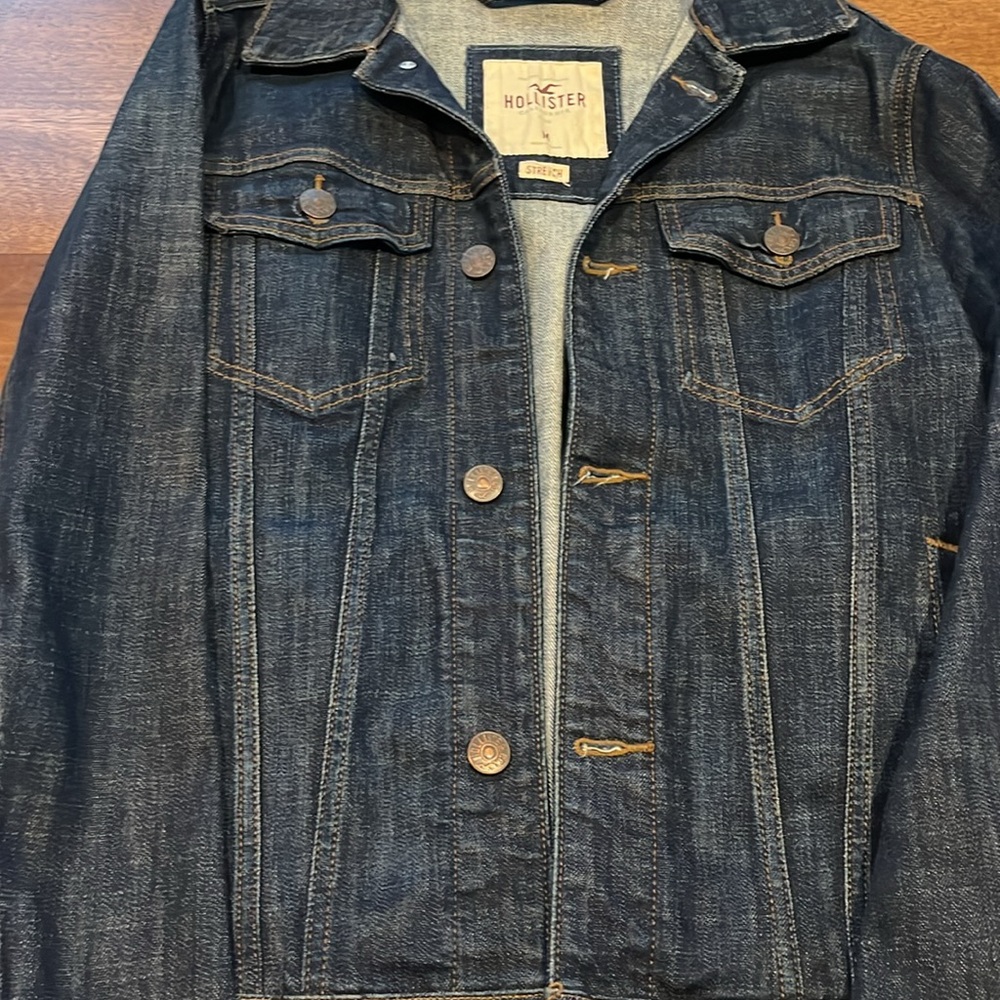 Hollister Dark Blue Denim Jacket - Picture 6 of 9
